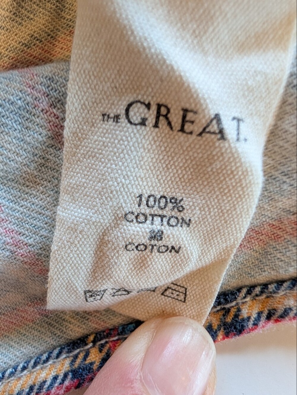 THE GREAT Tableau Top Market Plaid - Picture 6 of 9